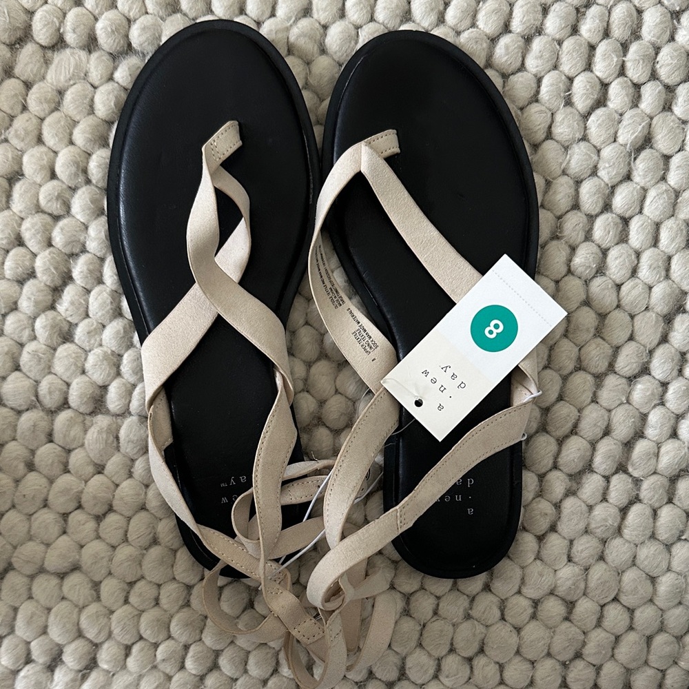 A new day Beige Sandals